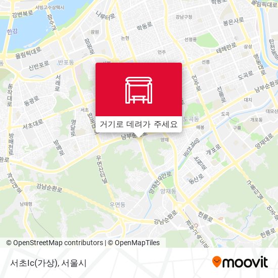 서초Ic(가상) 지도