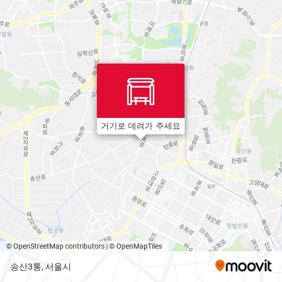 송산3통 지도