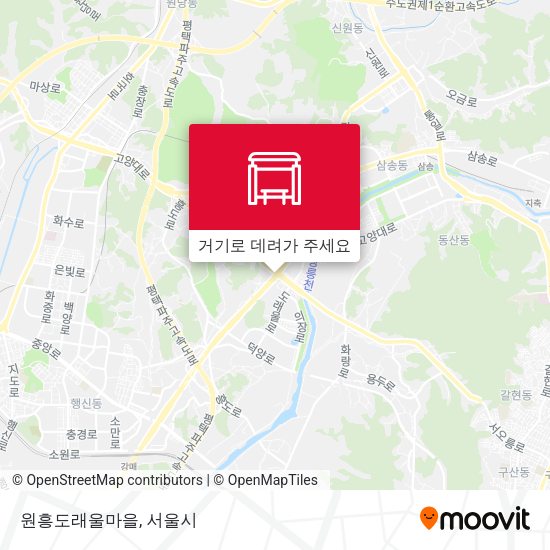 원흥도래울마을 지도