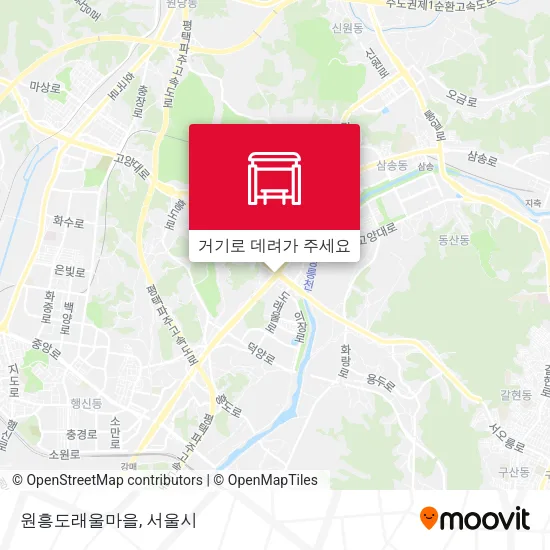 원흥도래울마을 지도