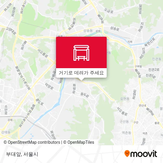 부대앞 지도