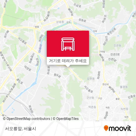 서오릉앞 지도