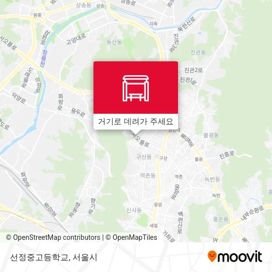 선정중고등학교 지도
