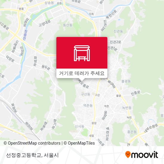 선정중고등학교 지도