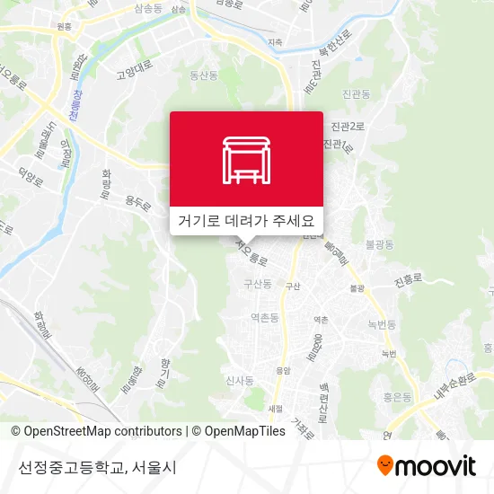 선정중고등학교 지도