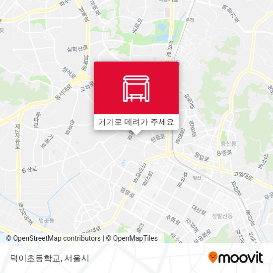 덕이초등학교 지도