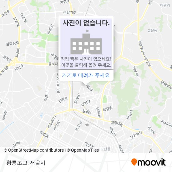 황룡초교 지도