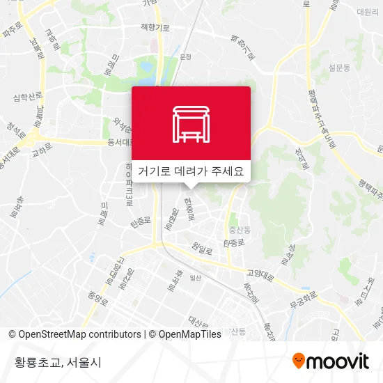 황룡초교 지도