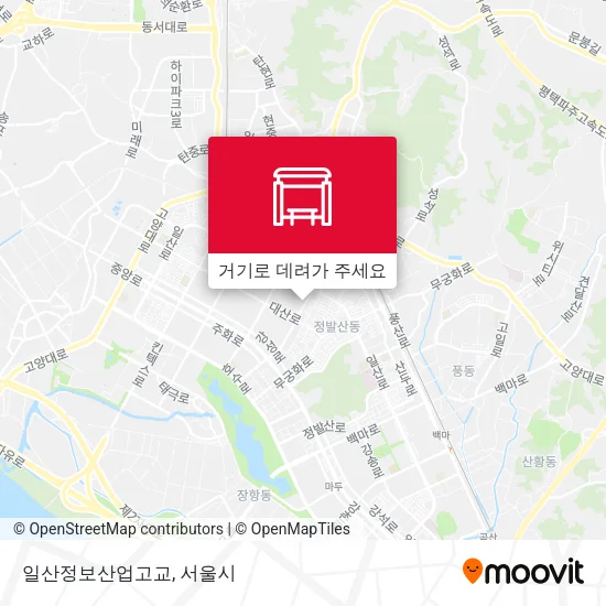 일산정보산업고교 지도