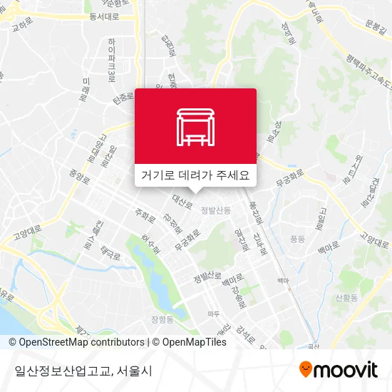 일산정보산업고교 지도
