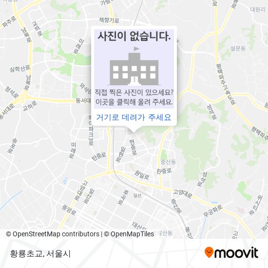 황룡초교 지도