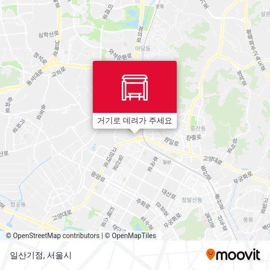 일산기점 지도