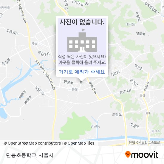 단봉초등학교 지도