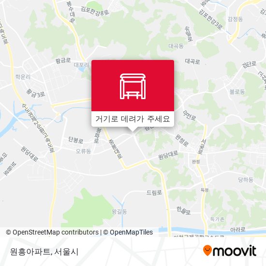 원흥아파트 지도