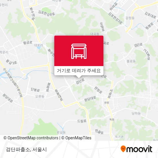 검단파출소 지도