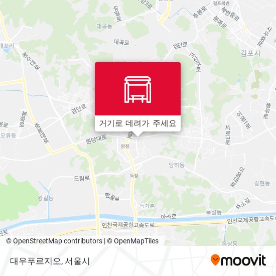 대우푸르지오 지도