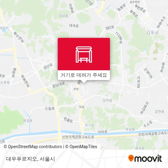 대우푸르지오 지도