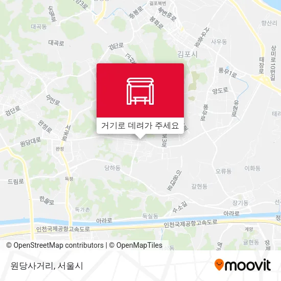 원당사거리 지도