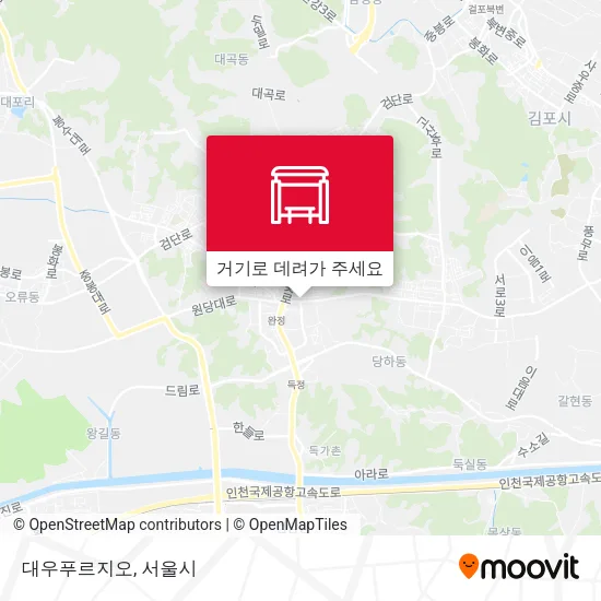 대우푸르지오 지도