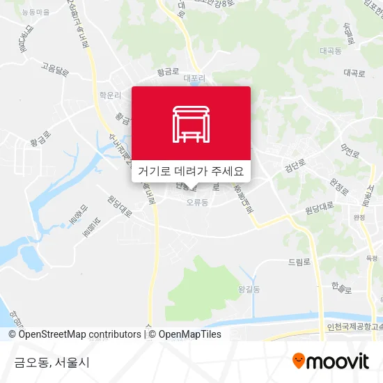 금오동 지도