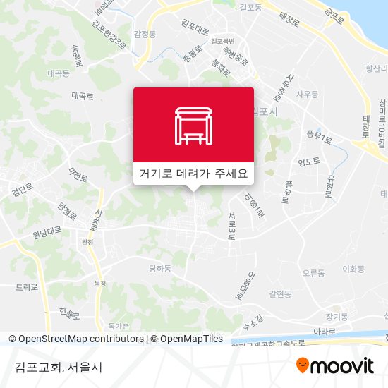 김포교회 지도