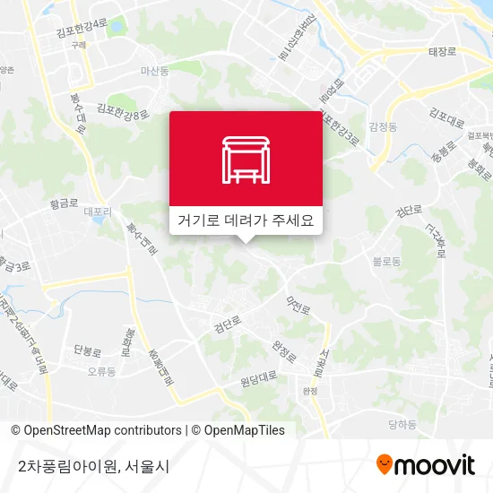 2차풍림아이원 지도