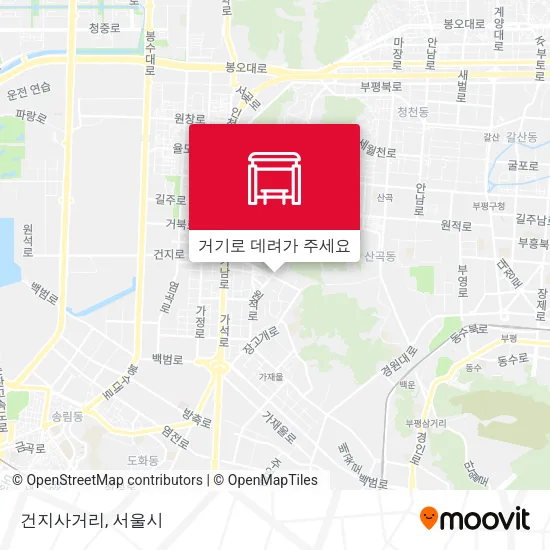 건지사거리 지도