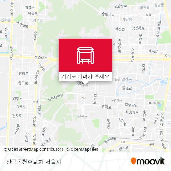 산곡동천주교회 지도