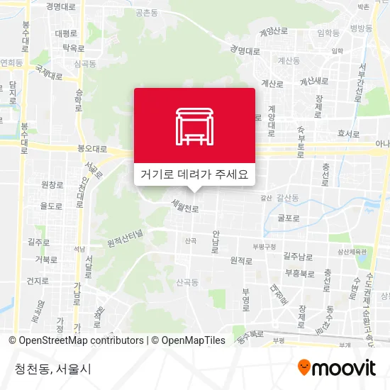 청천동 지도