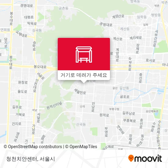 청천치안센터 지도