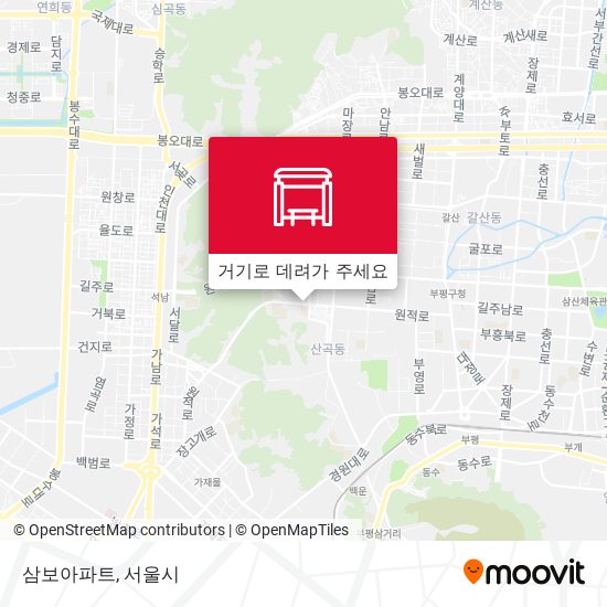 삼보아파트 지도