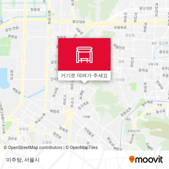 미주탕 지도