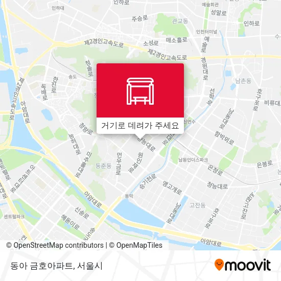 동아 금호아파트 지도