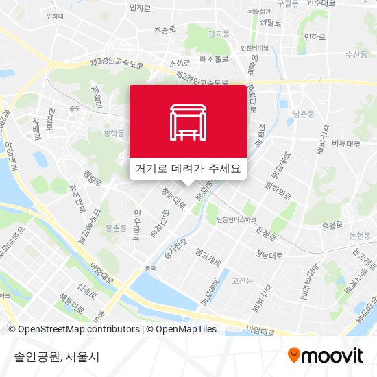 솔안공원 지도