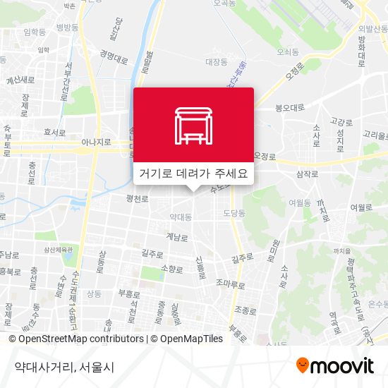 약대사거리 지도