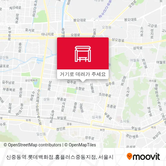 신중동역.롯데백화점.홈플러스중동지점 지도