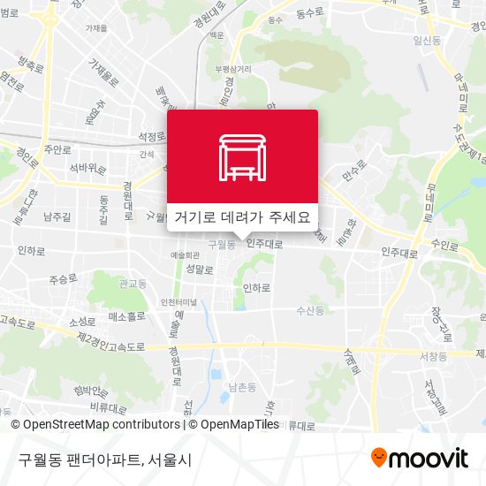 구월동 팬더아파트 지도