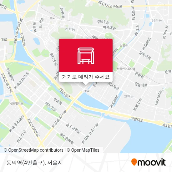 동막역(4번출구) 지도