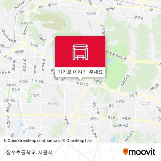 장수초등학교 지도