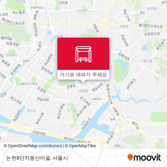 논현8단지동산마을 지도