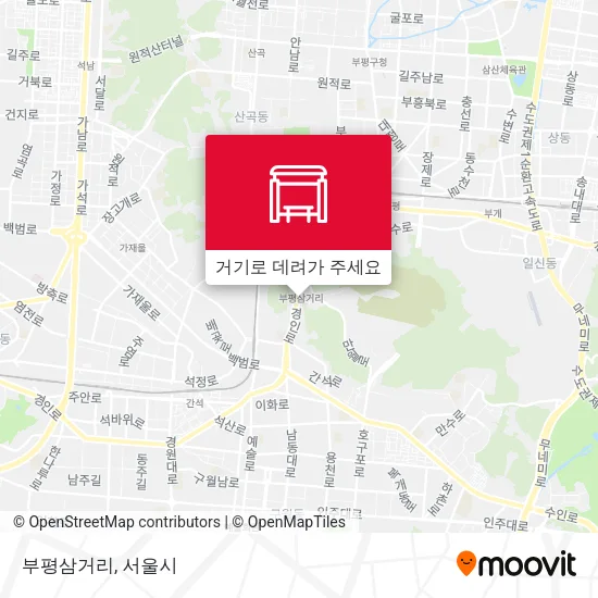 부평삼거리 지도