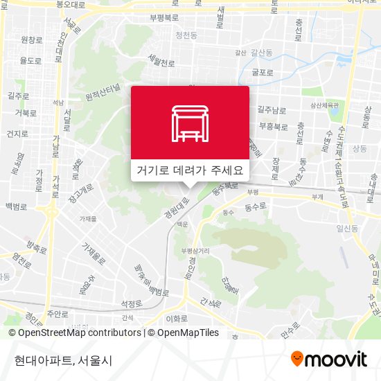 현대아파트 지도