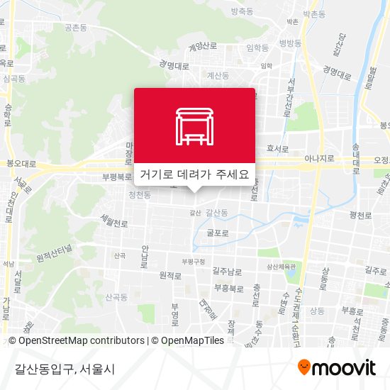 갈산동입구 지도