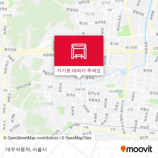 대우자동차 지도