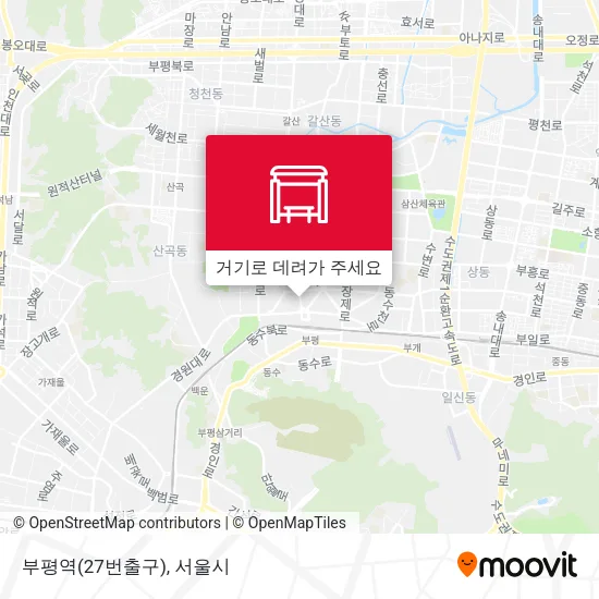 부평역(27번출구) 지도