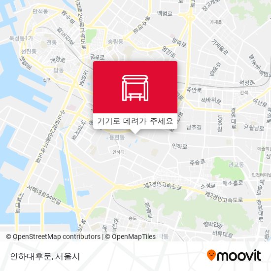 인하대후문 지도