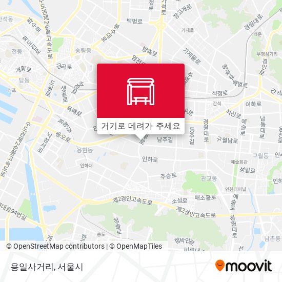 용일사거리 지도