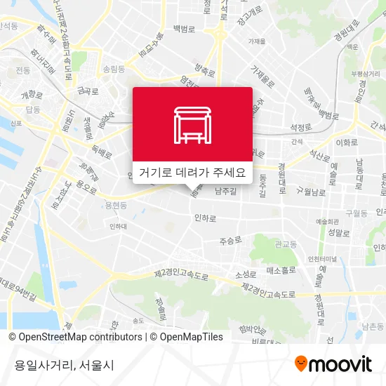 용일사거리 지도