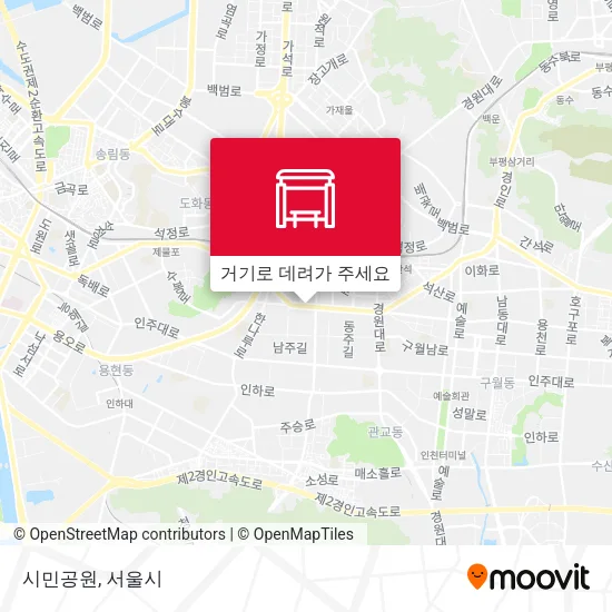 시민공원 지도