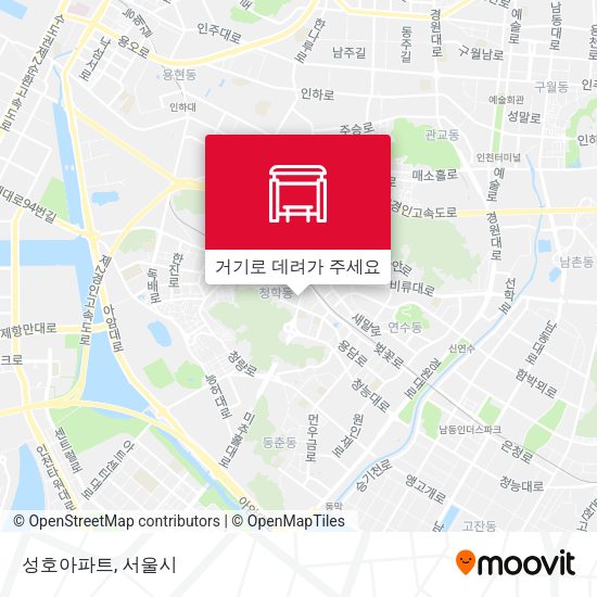 성호아파트 지도